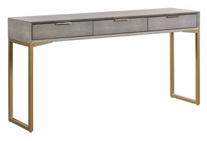 Pesce Shagreen Console Table