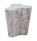 Slab Marble Short Side Table