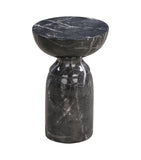 Rue Marble Side Table Black TOV-OC44040