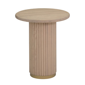 TOV Furniture Chelsea Ash Wood Entry Table Natural Ash 