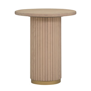 TOV Furniture Chelsea Ash Wood Entry Table Natural Ash 