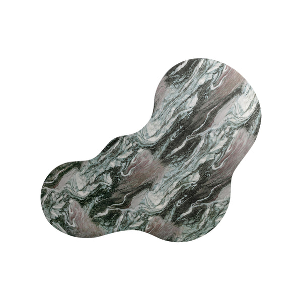 TOV Furniture Slab Grey/Blush Faux Marble Coffee Table Blush,Grey Marble 59"W x 36"D x 15"H