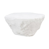 TOV Furniture Crag Concrete Coffee Table White 56"W x 31"D x 15"H