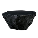 TOV Furniture Crag Concrete Coffee Table Black 56"W x 31"D x 15"H