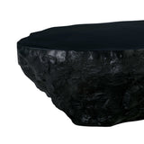 TOV Furniture Crag Concrete Coffee Table Black 56"W x 31"D x 15"H