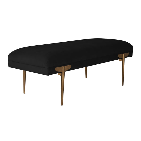 Brno Velvet Bench Black TOV-OC6209