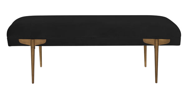Brno Velvet Bench Black TOV-OC6209