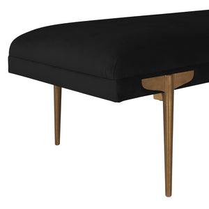 Brno Velvet Bench Black TOV-OC6209