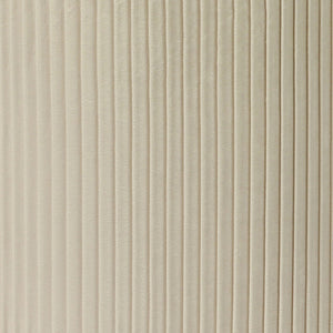 Channeled Cream Velvet Storage Ottomans - Set of 2