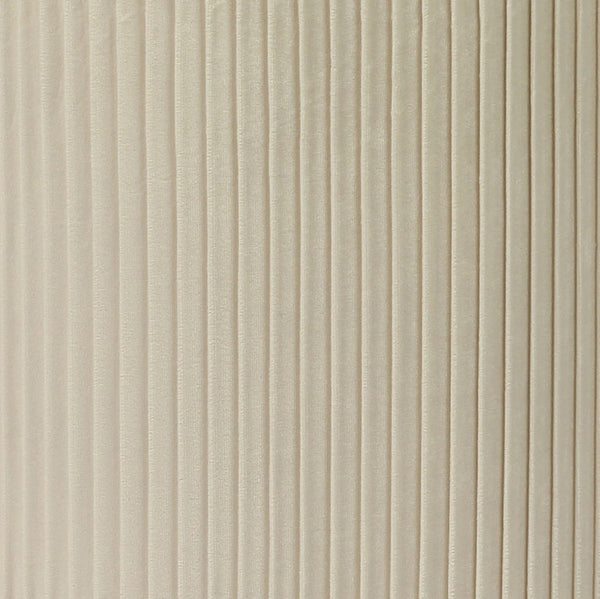 Channeled Cream Velvet Storage Ottomans - Set of 2