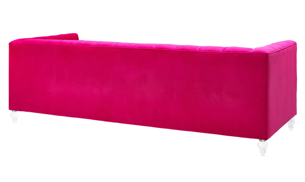 Bea Pink Velvet Sofa