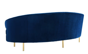 Baila Navy Velvet Sofa