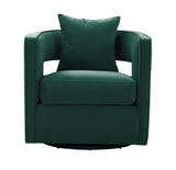 Kennedy Forest Green Swivel Chair