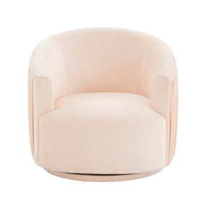 London Peche Pleated Swivel Chair