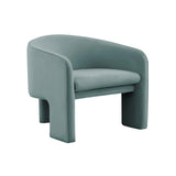 Marla Sea Blue Velvet Accent Chair