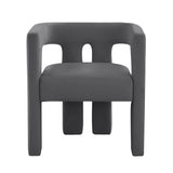 Sloane Dark Grey Velvet Chair