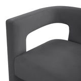 Sloane Dark Grey Velvet Chair