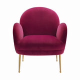 Gwen Plum Velvet Chair
