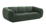 Emmet Forest Green Velvet Sofa