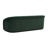 Yara Pleated Velvet Sofa Forest Green TOV-S6458