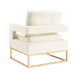 Avery Cream Velvet Chair