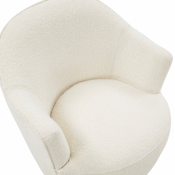 Skyla Boucle Swivel Chair