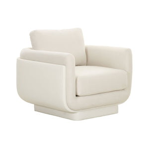 Rhonnie Cream Monotone Armchair Cream TOV-S68536