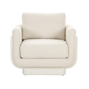 Rhonnie Cream Monotone Armchair Cream TOV-S68536
