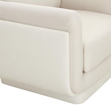 Rhonnie Cream Monotone Armchair Cream TOV-S68536