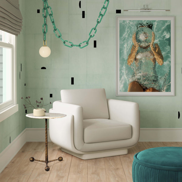 Rhonnie Cream Monotone Armchair Cream TOV-S68536