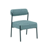 TOV Furniture Jolene Green Patterned Linen Accent Chair Green,Teal 20.8"W x 24.3"D x 29"H