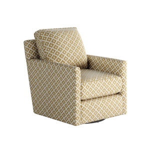 Fusion 21-02G-C Transitional Swivel Glider Chair 21-02G-C Owen Straw Swivel Glider