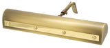 Traditional Picture Lights Picture Light Antique Brass With Polished Brass Accents House of Troy TR14-AB/PB