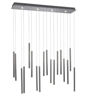 Bethel Chrome LED Chandelier in Stainless Steel