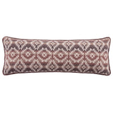 HiEnd Accents Mesa Wool Blend Lumbar Pillow TR1934PL-LP-OC Multi Color Shell: 85% polyester, 15% wool; Fill: 100% waterfowl feathers 14 x 42