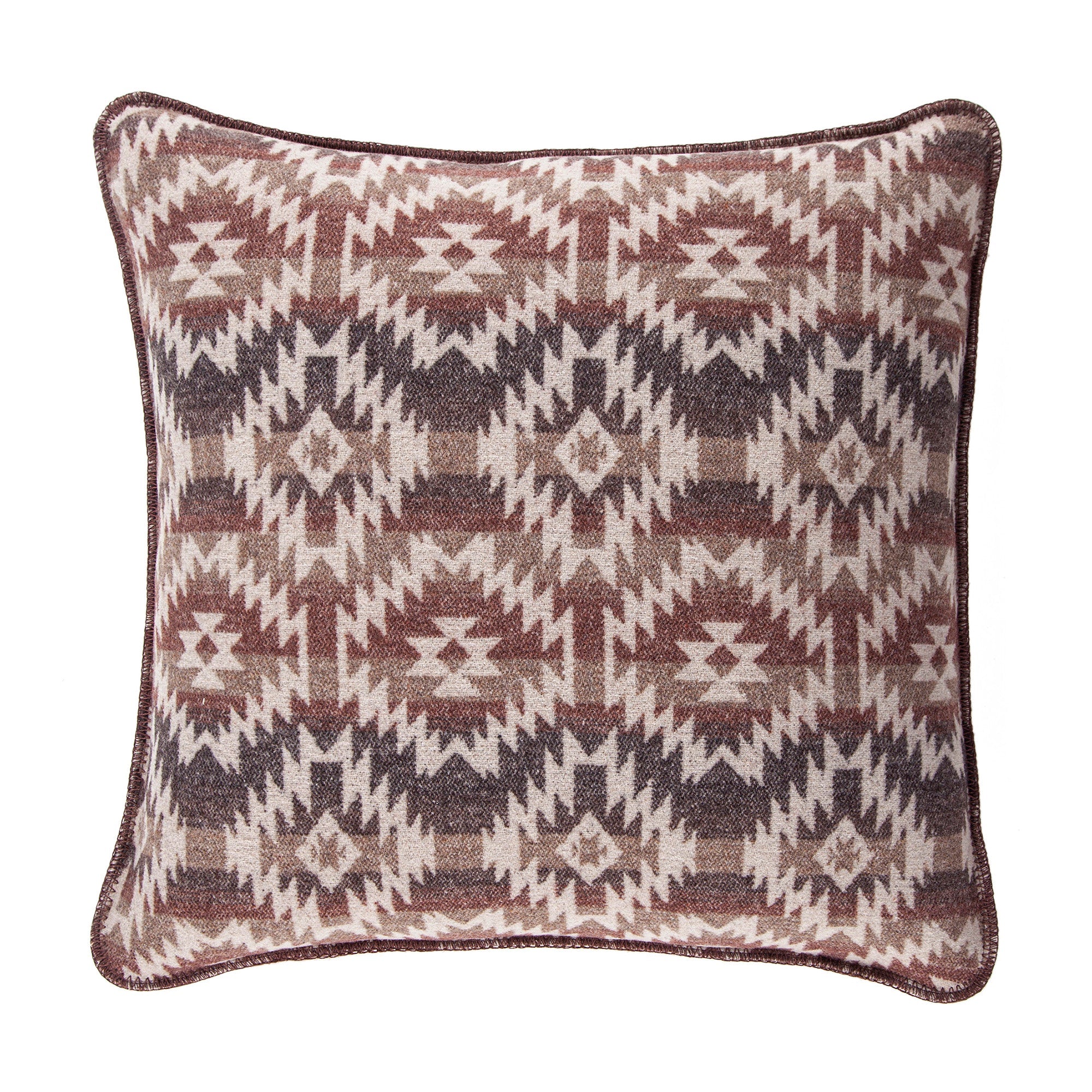 HiEnd Accents Mesa Wool Blend Square Pillow - Thumbnail 3