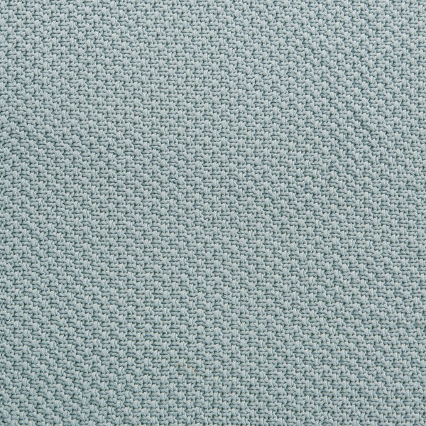 HiEnd Accents Cotton Knit Blanket TR2135-TW-LB Light Blue Face and Back: 100% cotton 68x88