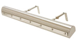 Traditional Picture Lights Picture Light Satin Nickel With Polished Nickel Accents House of Troy TR24-SN/PN