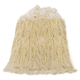 HiEnd Accents Mongolian Faux Fur Throw Blanket TR5003-OS-CR Cream Cover: 82% acrylic, 18% polyester; Lining: 100% polyester 50x60x1