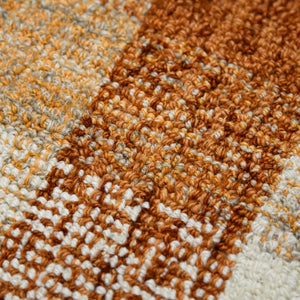 AMER Rugs Tartan TRA-10 Hand-Tufted Plaid Transitional Area Rug Orange 3'6" x 5'6"