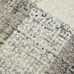 AMER Rugs Tartan TRA-4 Hand-Tufted Plaid Transitional Area Rug Sand 3'6" x 5'6"