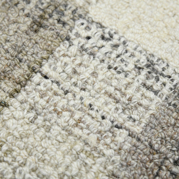 AMER Rugs Tartan TRA-4 Hand-Tufted Plaid Transitional Area Rug Sand 3'6" x 5'6"