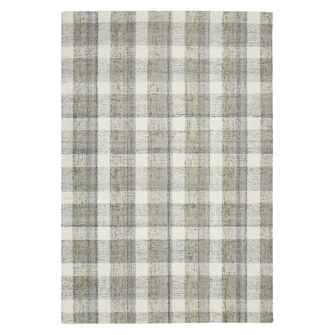 Tartan Hand-Tufted Wool Plaid Area Rug - Elegant, Durable, and Plush f