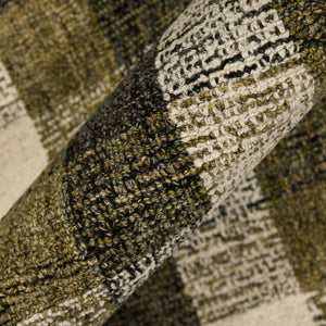 AMER Rugs Tartan TRA-5 Hand-Tufted Plaid Transitional Area Rug Khaki 3'6" x 5'6"