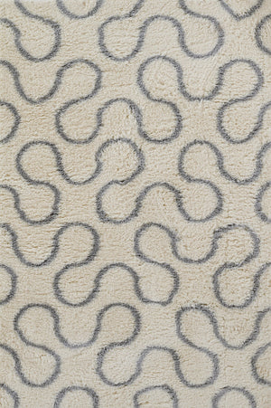 Momeni Novogratz Transcoso TCO-1 Machine Made Contemporary Geometric Indoor Area Rug Ivory 7'10" x 10' TRANCTCO-1IVY7AA0