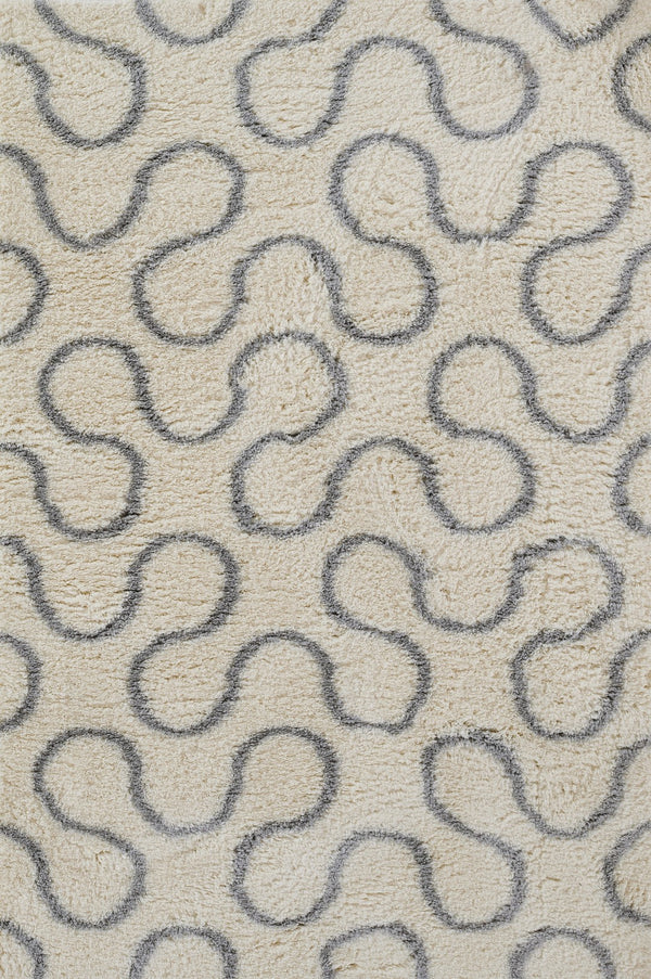 Momeni Novogratz Transcoso TCO-1 Machine Made Contemporary Geometric Indoor Area Rug Ivory 7'10" x 10' TRANCTCO-1IVY7AA0