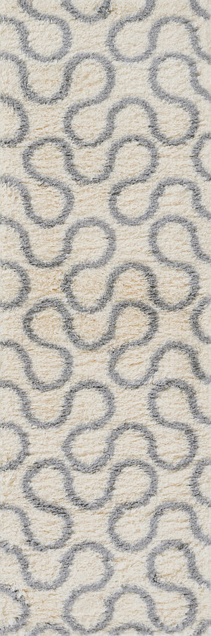 Momeni Novogratz Transcoso TCO-1 Machine Made Contemporary Geometric Indoor Area Rug Ivory 7'10" x 10' TRANCTCO-1IVY7AA0
