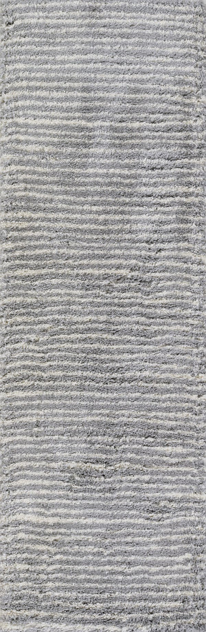 Momeni Novogratz Transcoso TCO-2 Machine Made Contemporary Striped Indoor Area Rug Grey 7'10" x 10' TRANCTCO-2GRY7AA0