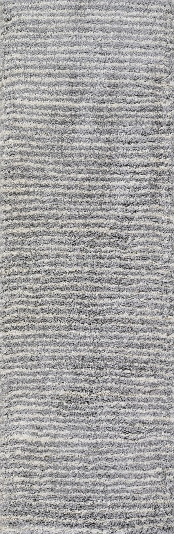 Momeni Novogratz Transcoso TCO-2 Machine Made Contemporary Striped Indoor Area Rug Grey 7'10" x 10' TRANCTCO-2GRY7AA0