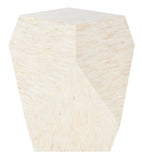 Lea Mosaic Geometric Side Table